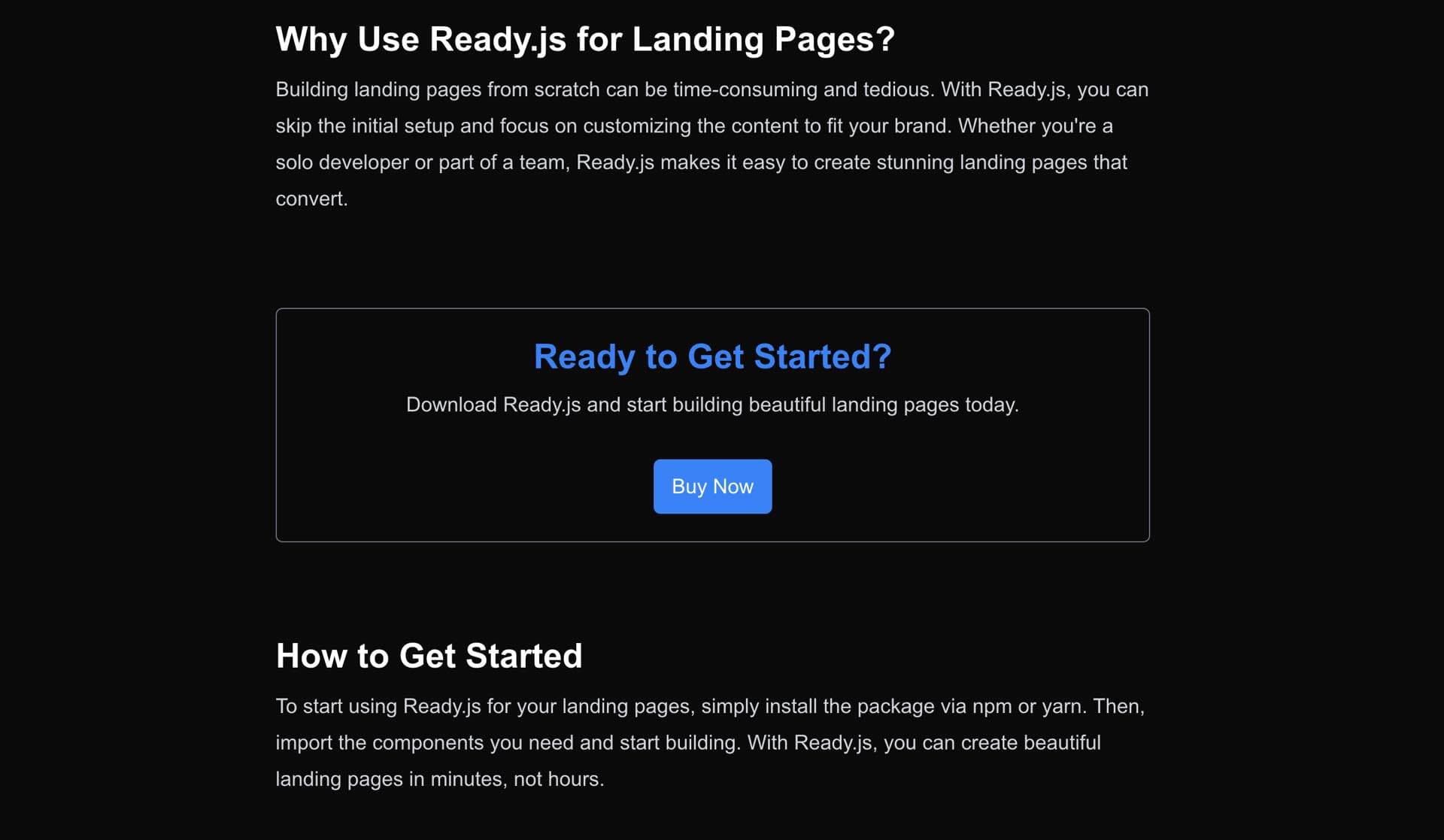 CTA component rendered in Next.js with MDX